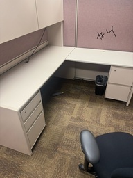 [#E6] Cubicle Desks (L-shape)