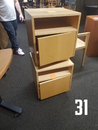 [#D17-31] Wood Maple Night Stands