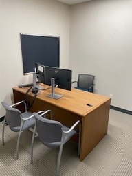 [#E4-87] Double Ped Desk 