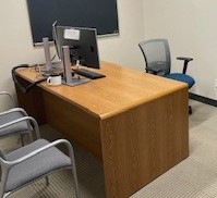 [#E4-93] Double Ped Desk 