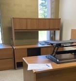 [#D5-116] Credenza W/Hutch 