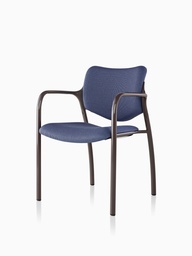 [#B8-152] 4-Leg Guest Chairs - Blue (photo representation)