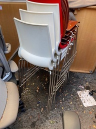 [#B4-7] Red Café Chair