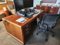 [#E4-42] 2-Ped Desk