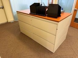[#D8-9] Herman Miller 3-Drawer, Metal Lateral Filing