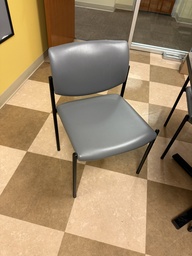 [#B8-20] Steelcase Dark Grey Side Chair