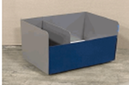 [#I10-72] TN Mobile Storage Bin 18×13×13, Atmosphere &amp; Gilded Ash