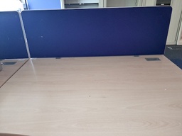 [#I13-21] Blue Fabric Desk Divider