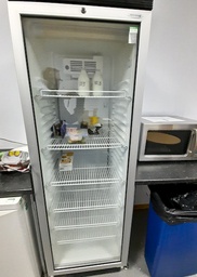 [#G9-51] Tall glass fronted fridge