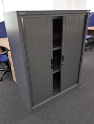 [#D20-66] Dark Grey Metal Cupboard