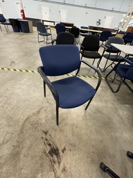[#B8-4] Blue Guest/Stacking Chair