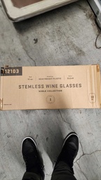 [#I1-17] Box of Unused Plastic Wine Glasses