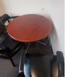 [#C9-68] Cherry Wood Round Table (48 x 48)