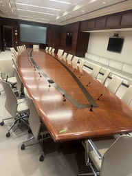 [#C7-7774] Conf. Table (Boat Shaped) *Fair Condition*