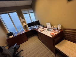 [#E9-63] 3-piece L-shaped desk