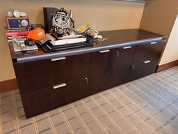 [#D5-90] Long wood credenza