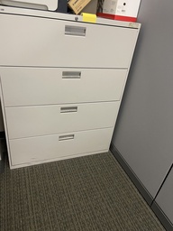 [#D10-13] Filing Cabinet - 4 Drawers Tan