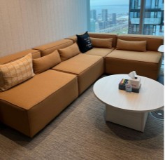 [#B7-6] Yellow Sofa