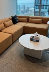 [#C3-7] White Coffee Table