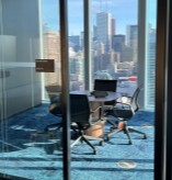 [#C4-11] Medium Circle Wood Tables