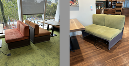 [#B12-1] Coalesse Lagunitas Lounge Benches (3 Colors Total)