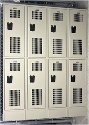 [#D0-7] Metal Lockers - Sets of 4 Per
