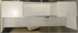 [#D23-28] Desk Hutch - Unboxed