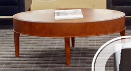 [#C3-9] Oval coffee table