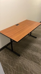 [#C12-23] Conference/Work Table w/ Caster