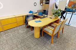 [#E7] U Shaped Desk - Rounded