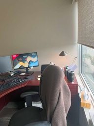 [#B13-91] Dark Gray Office Chair
