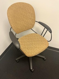 [#B13-77] Task Chair - Uno gold floral