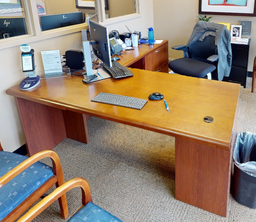 [#E6-1] L-shape desk 72x48