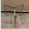 [#C3-6] 3-LEG METAL END TABLE, BASE ONLY