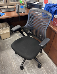 [#B13-1] Black Knoll Task Chair