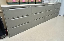 [#D8-89] Lateral File - 3H 4R with Common Top