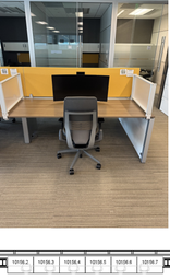 [#A1-30] Steelcase Workstation - Row of 6 across (must be together)