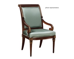 [#B5-10] #28 GRN CONFERENCE CHAIR (OLIVE/MAHOGANY)