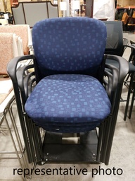 [#B8-33] SIDE  CHAIR, 0835/5999,MULTI COLOR/SQUARES