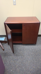 [#D19-11] Two-Door Wood Cabinet