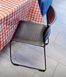 [#B8-14] Side chair no arms, blk