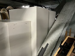 [#D10-60] White filing cabinets