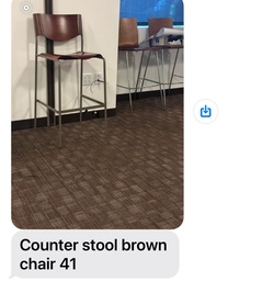 [#B1-41] Counter stool (brown) Leland