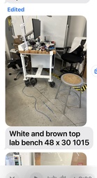 [#E4-1015] Lab bench (brown top)