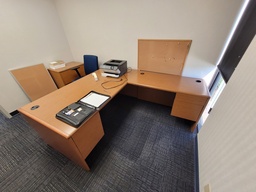 [#E6-6] Hon L-Shape Desk Left Hand Return