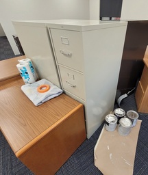 [#D9-14] Hon 3-Drawer Vertical File Cabinet