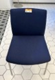 [#B9-37] BLUE HBF DINING CHAIRS W/CHROME LEGS IN 3 BINS
