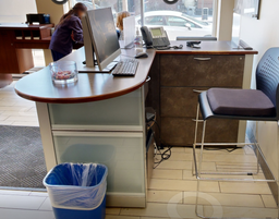[#E5-4] Standing L-shape CSC desk