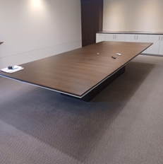 [#C7-70] 4' x 13' x 6' V SHAPED CONFERNCE TABLE