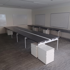 [#A2-98] 4' x 2' BENCHES ANTENNA TOPS SHARED LEGS